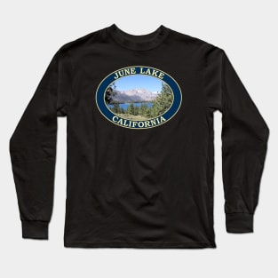 June Lake, California - Eastern Sierra Nevada Mountains Long Sleeve T-Shirt